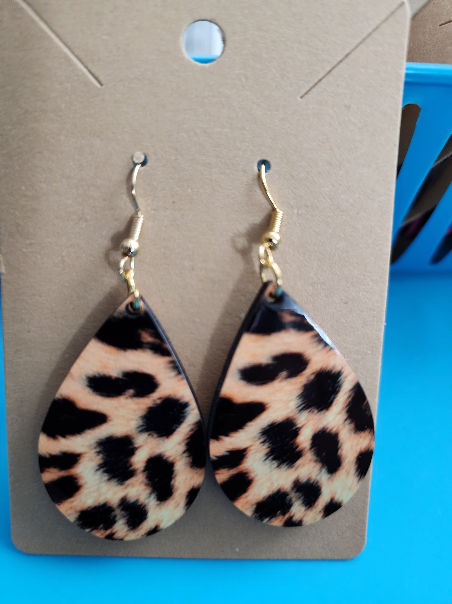 Tear Drop Earrings (Animal Prints)
