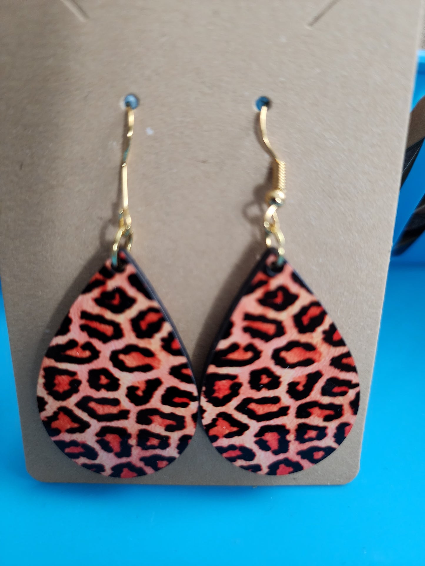 Tear Drop Earrings (Animal Prints)