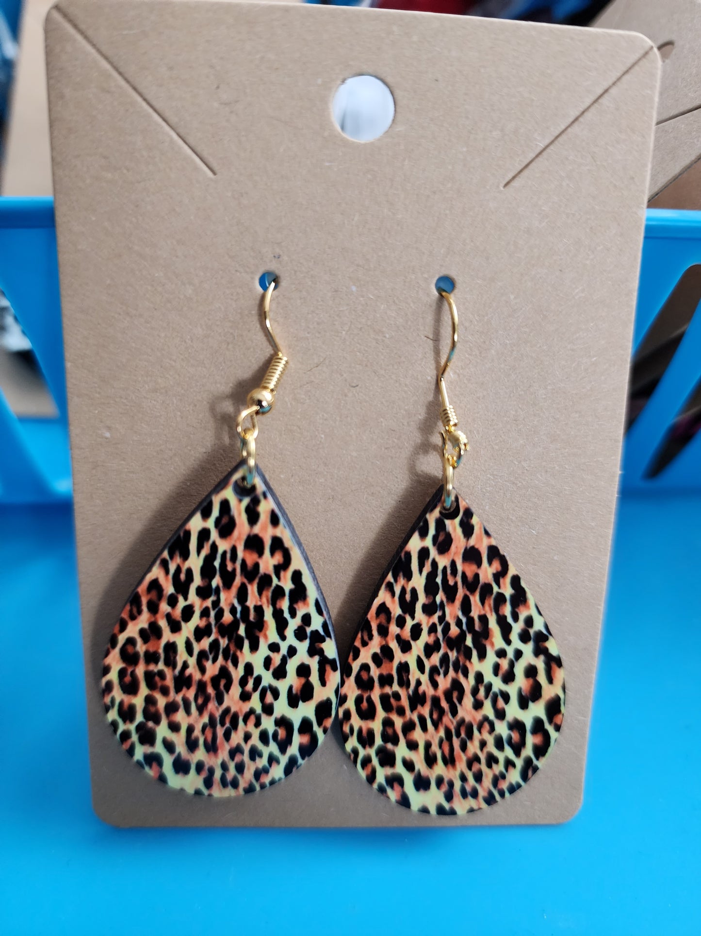 Tear Drop Earrings (Animal Prints)