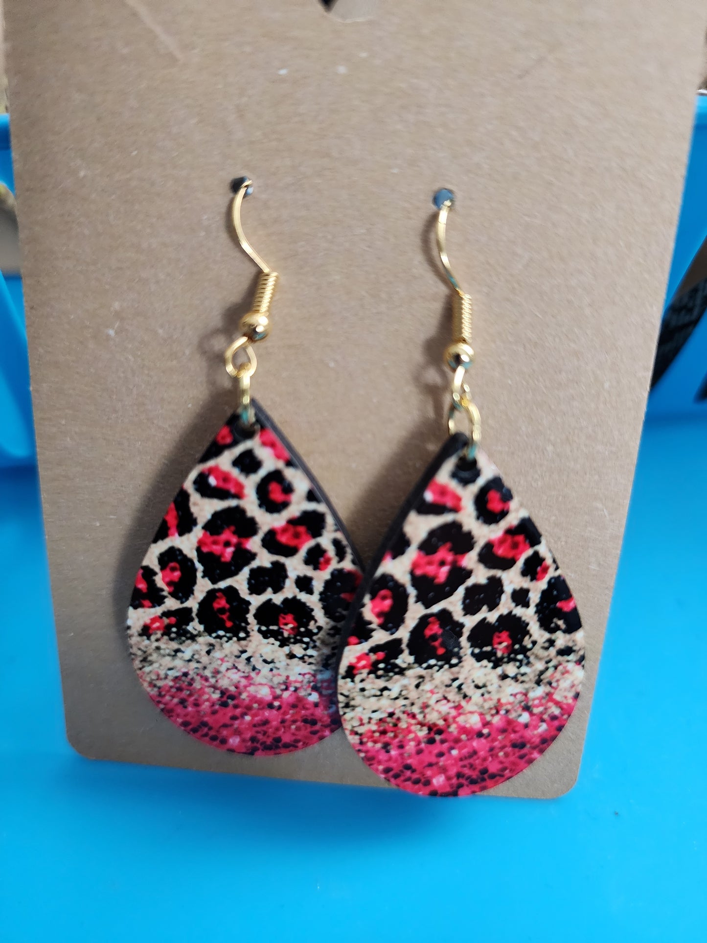 Tear Drop Earrings (Animal Prints)