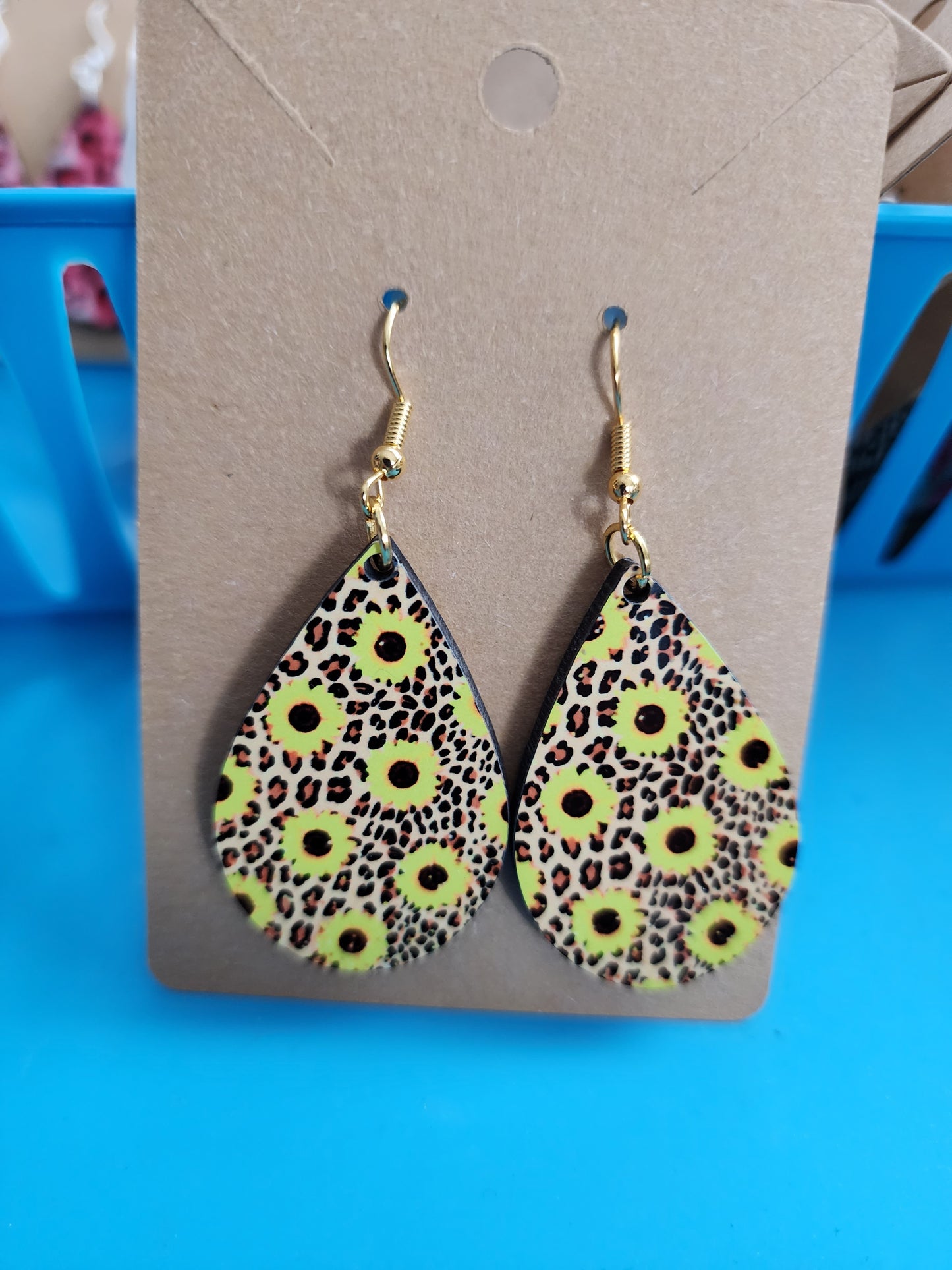 Tear Drop Earrings (Animal Prints)