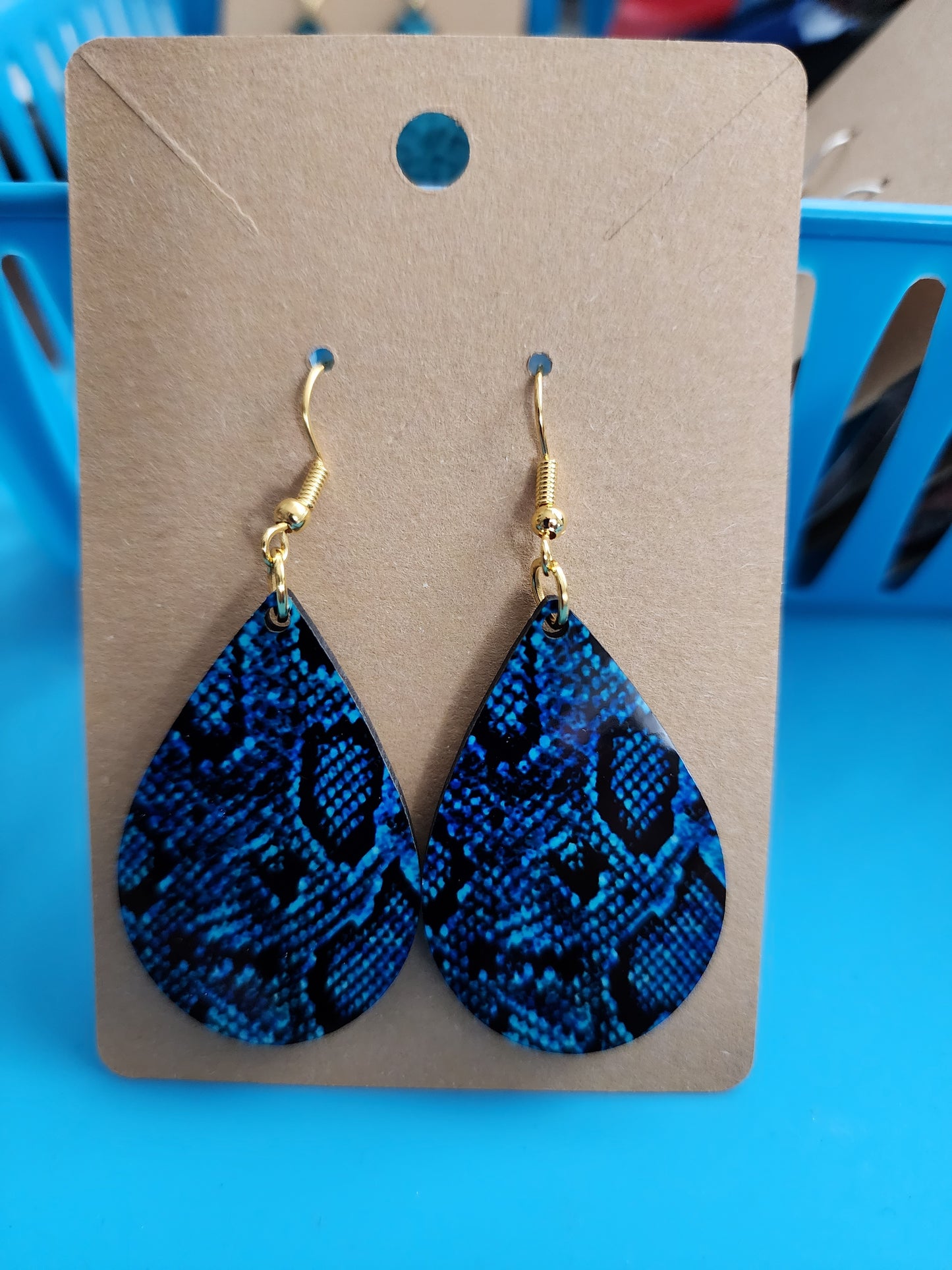 Tear Drop Earrings (Animal Prints)