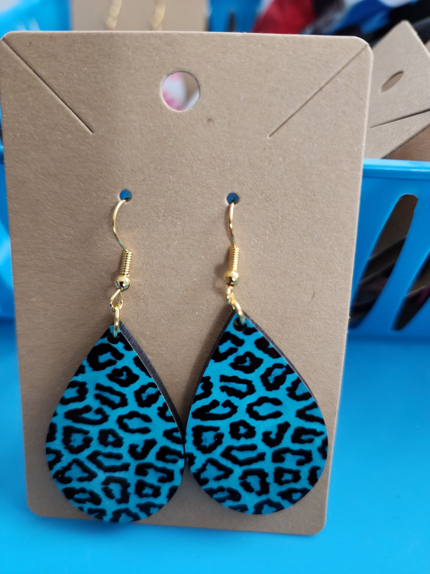 Tear Drop Earrings (Animal Prints)