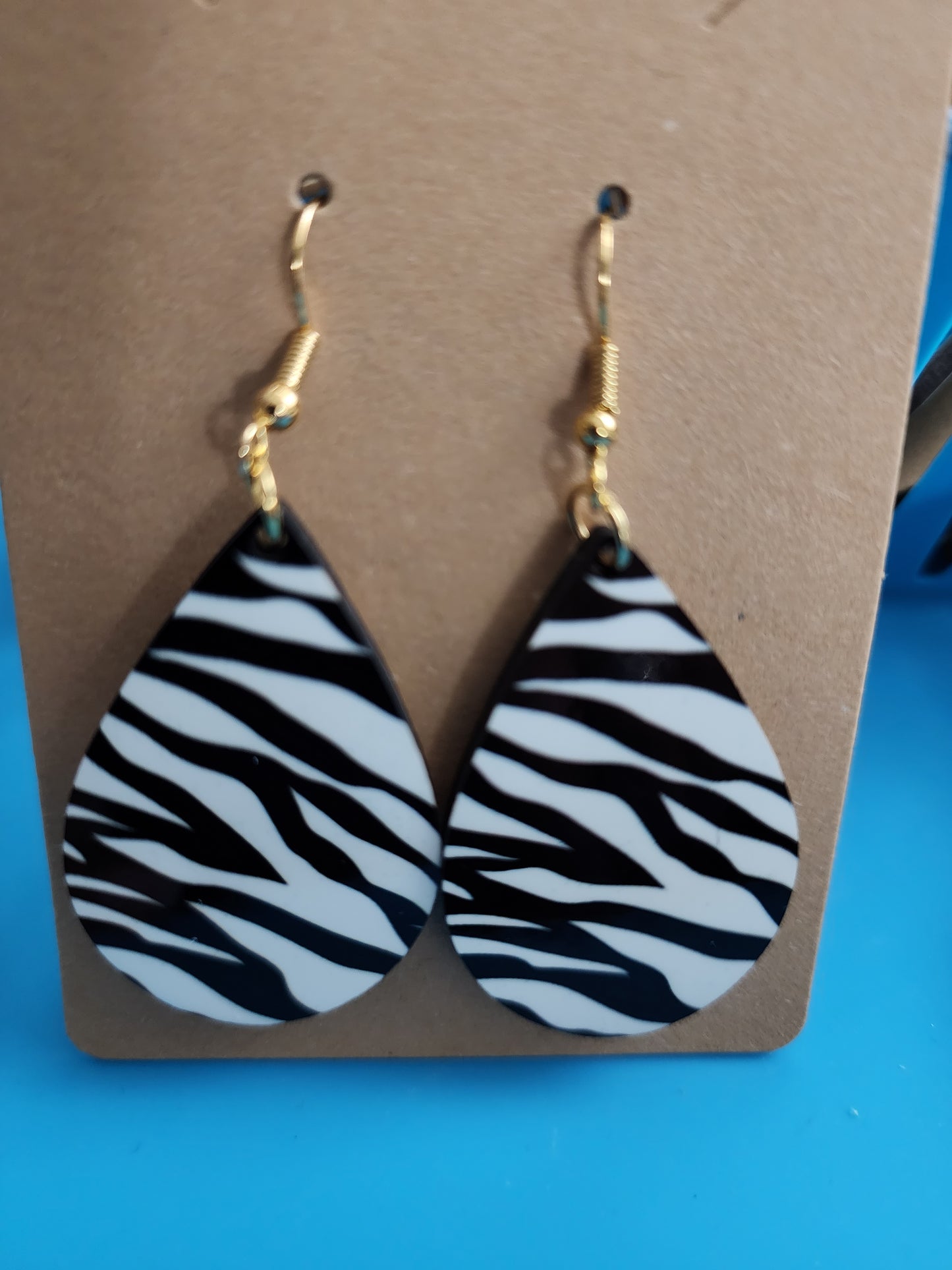 Tear Drop Earrings (Animal Prints)