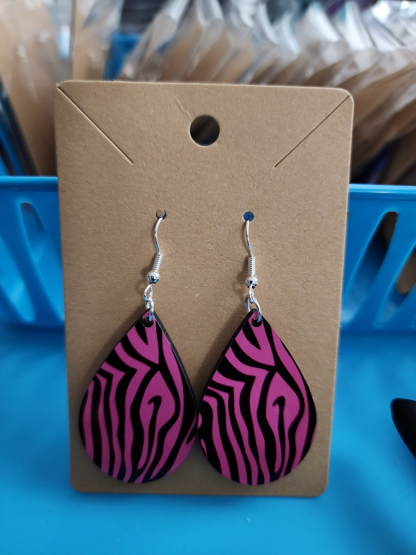 Tear Drop Earrings (Animal Prints)