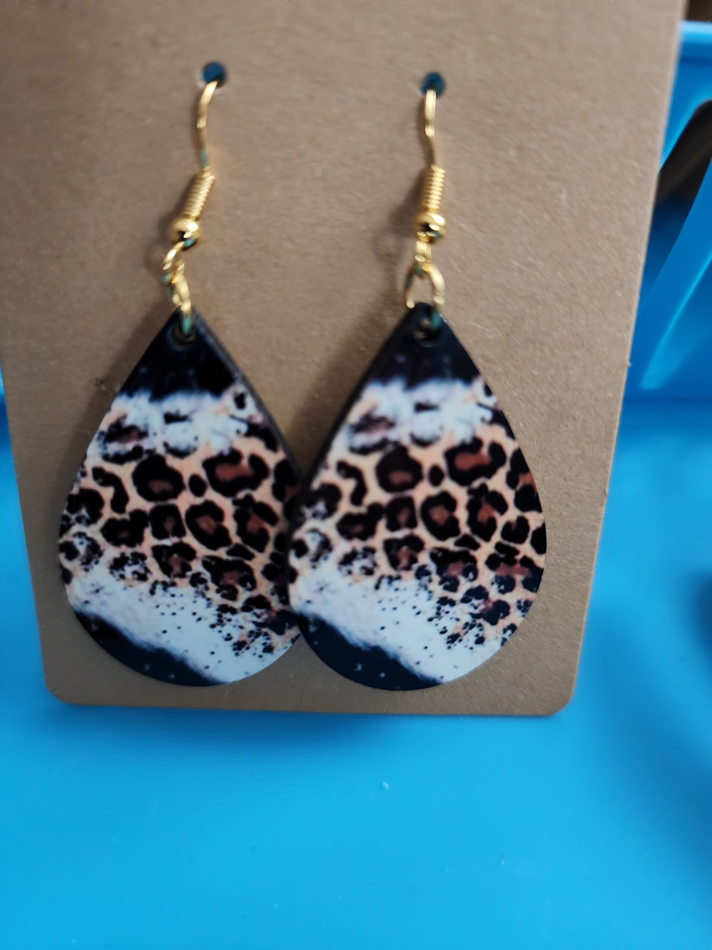 Tear Drop Earrings (Animal Prints)