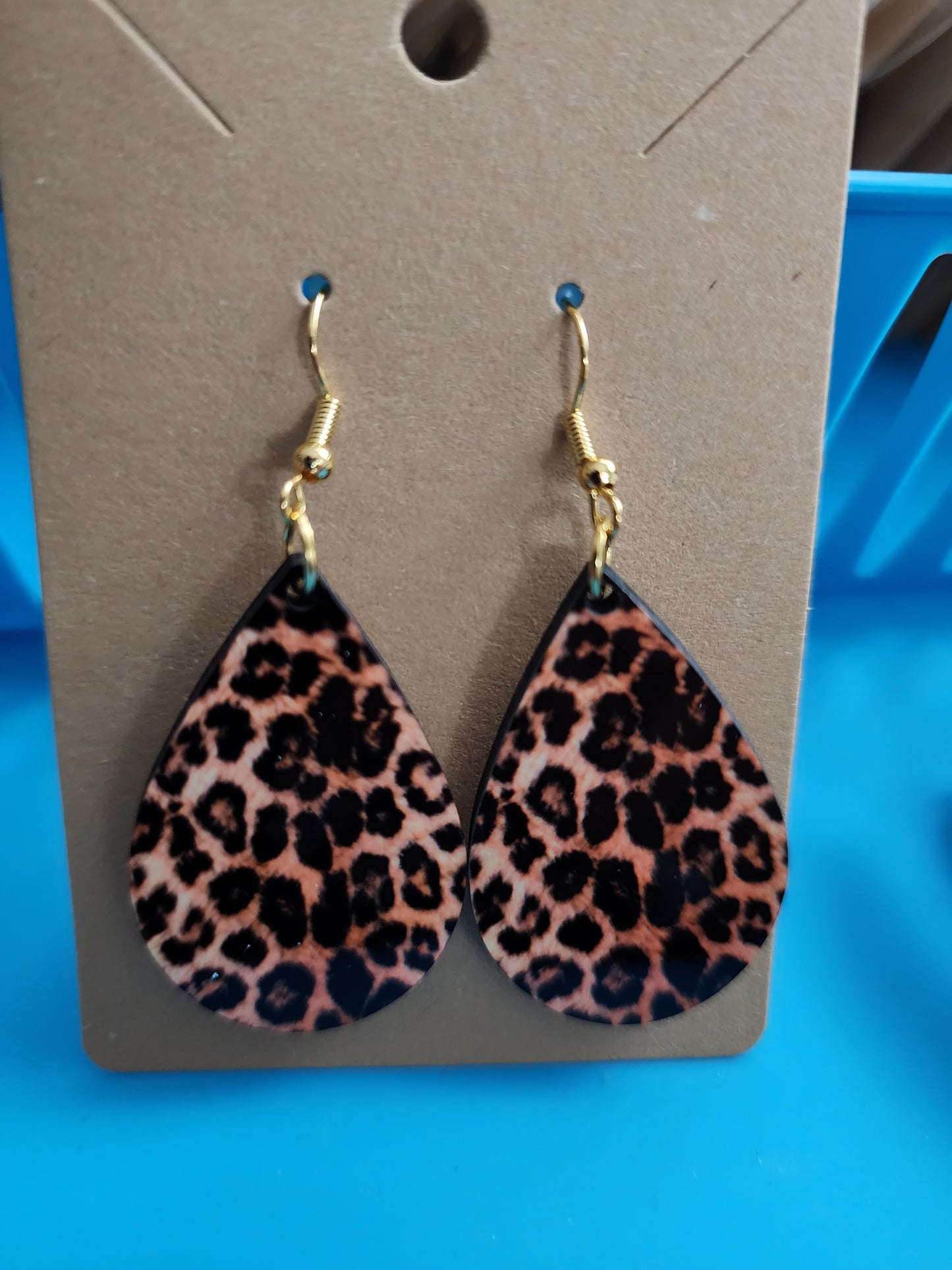Tear Drop Earrings (Animal Prints)