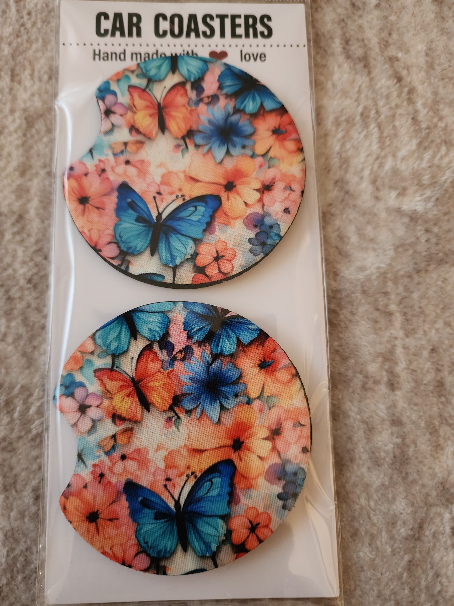 Car Coasters (Butterflies)