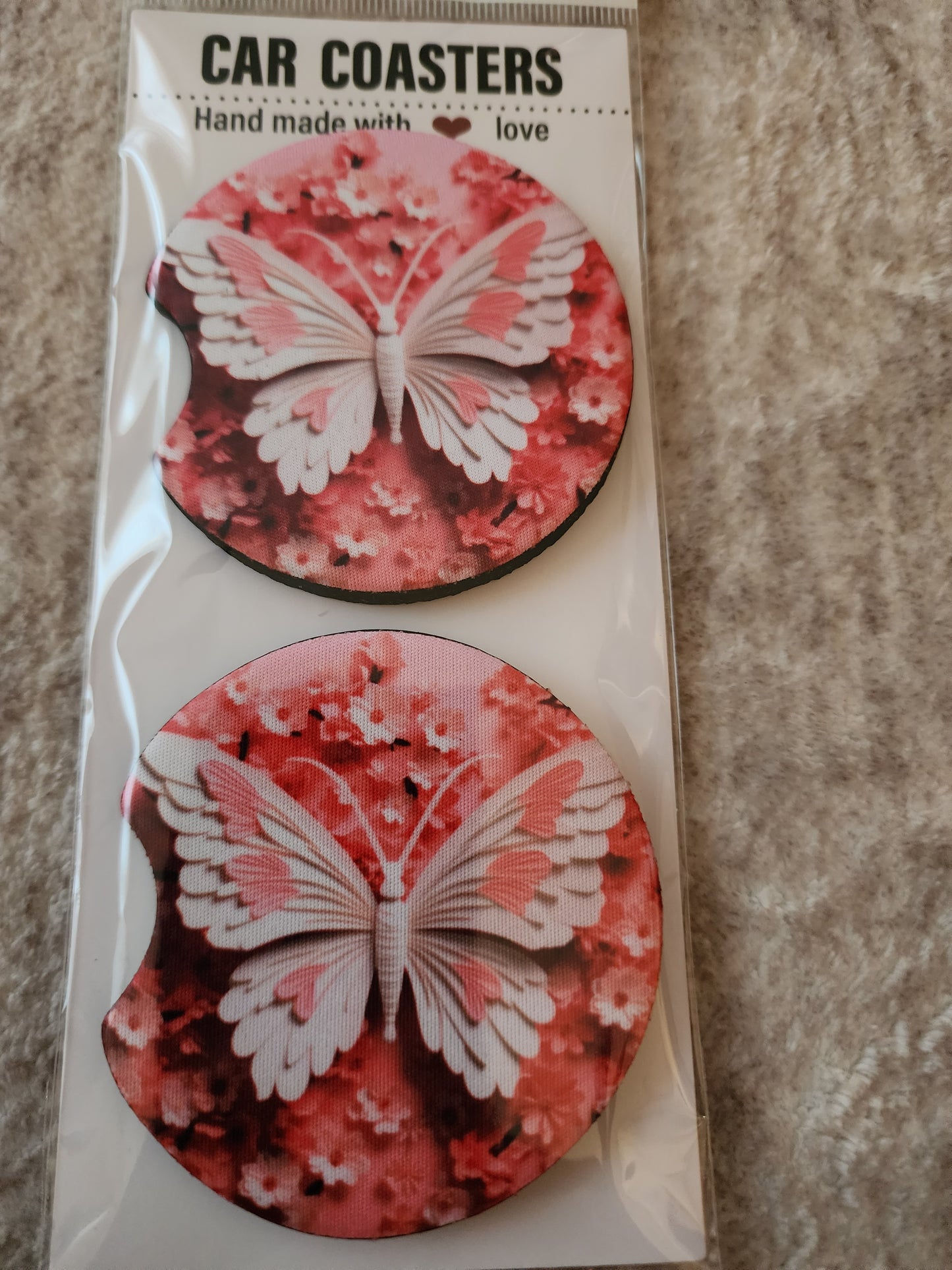 Car Coasters (Butterflies)
