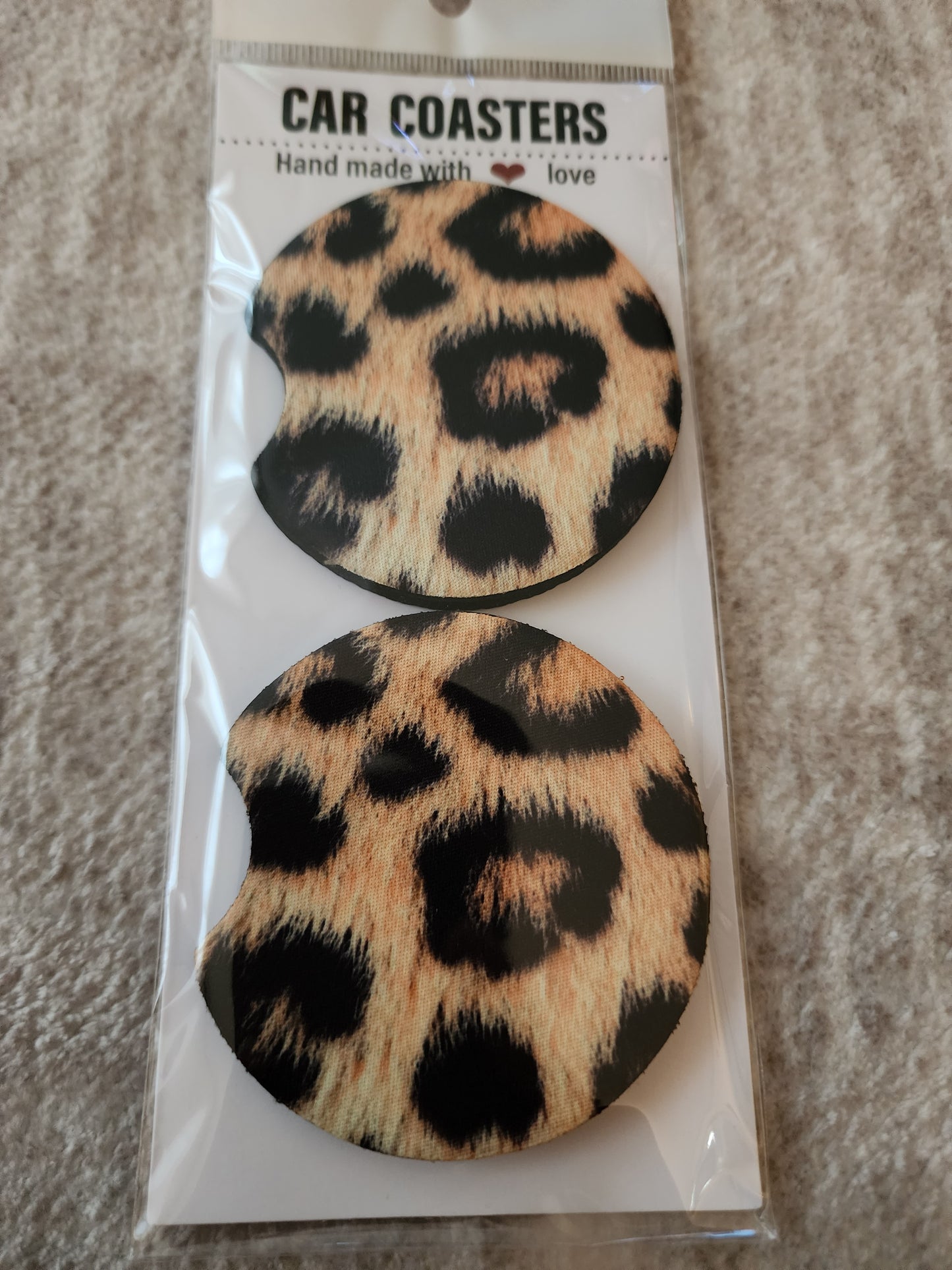 Car Coasters (Animal Print)