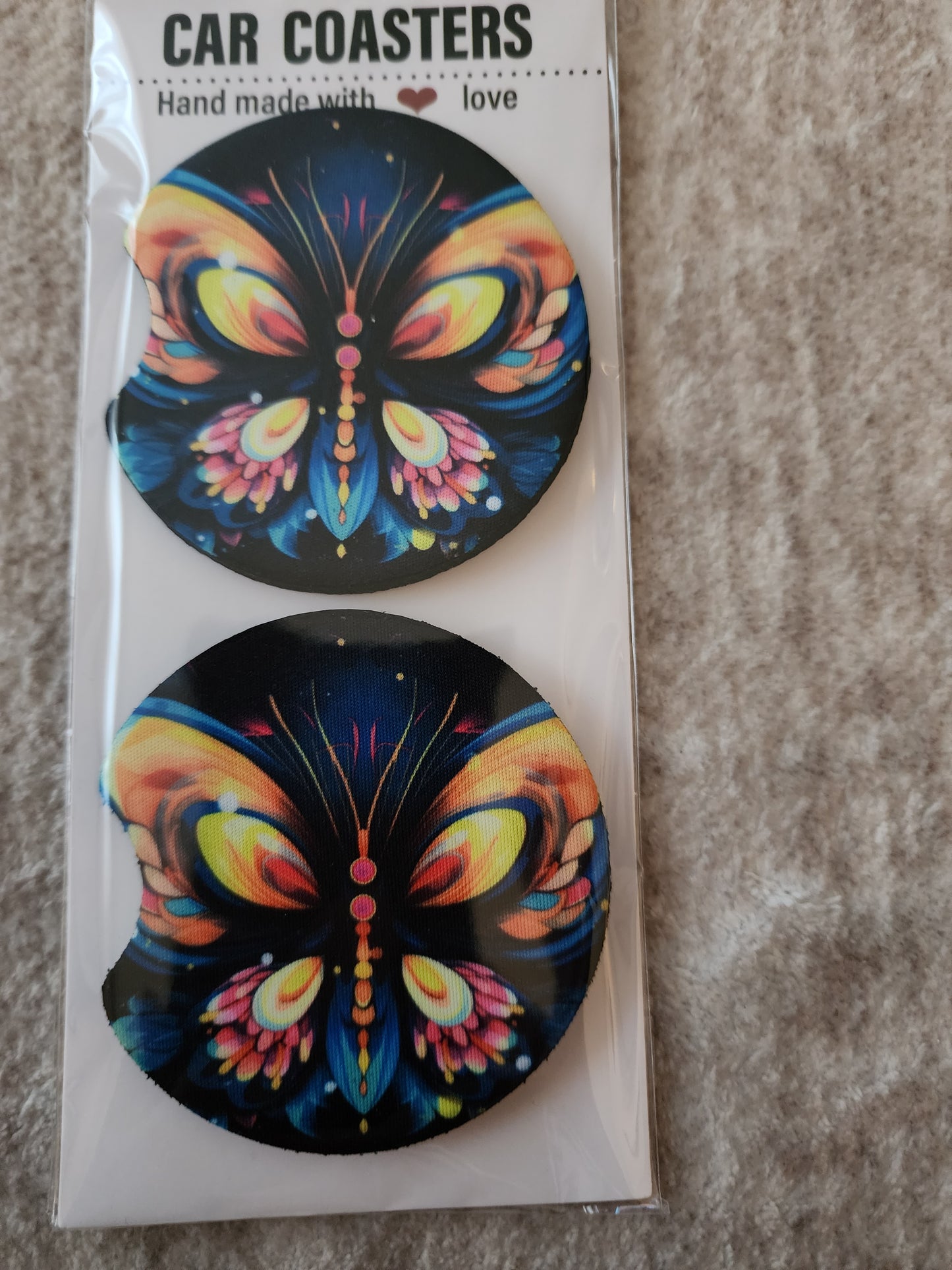 Car Coasters (Butterflies)