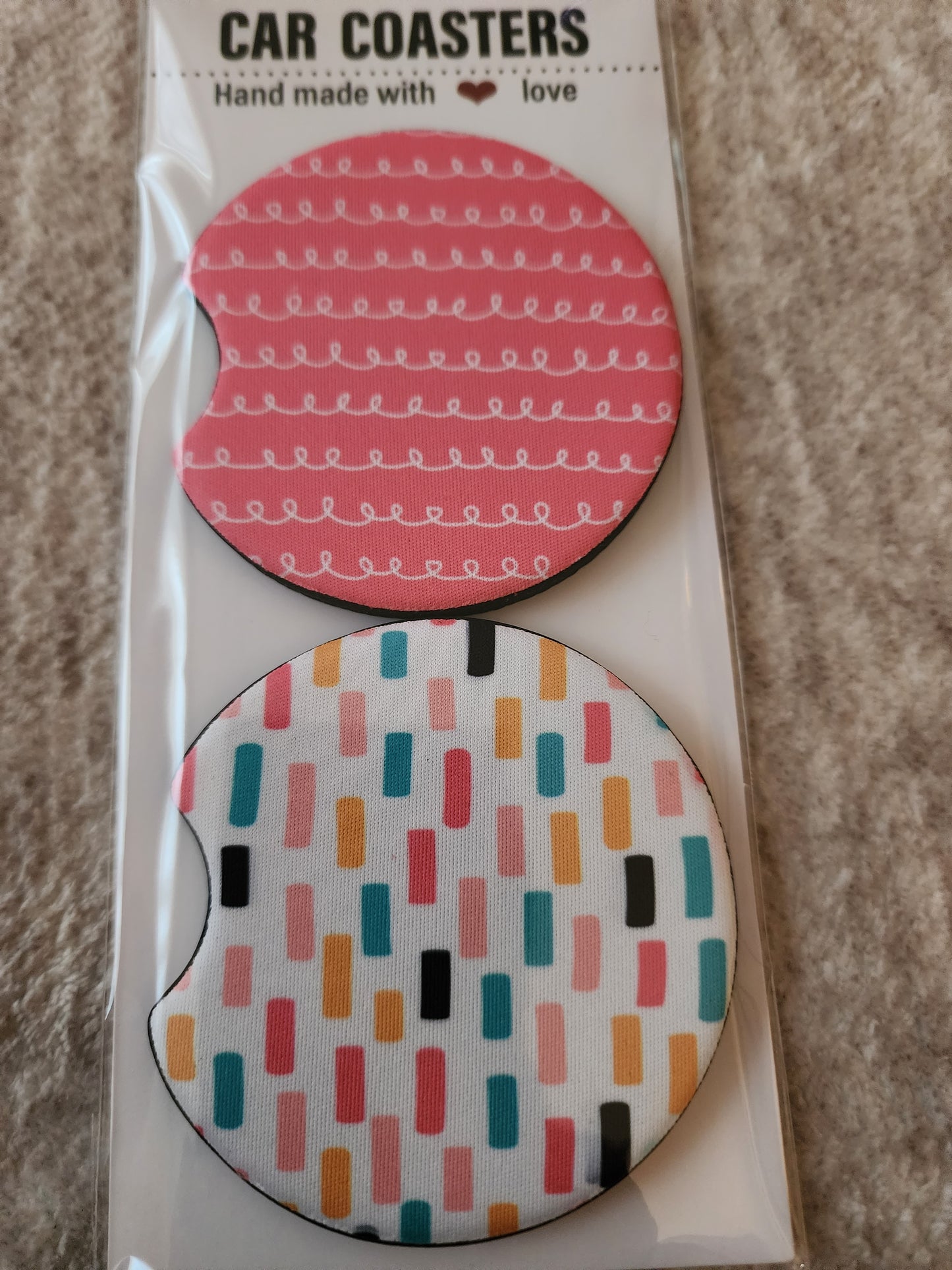 Car Coasters (Geo-printed Design)