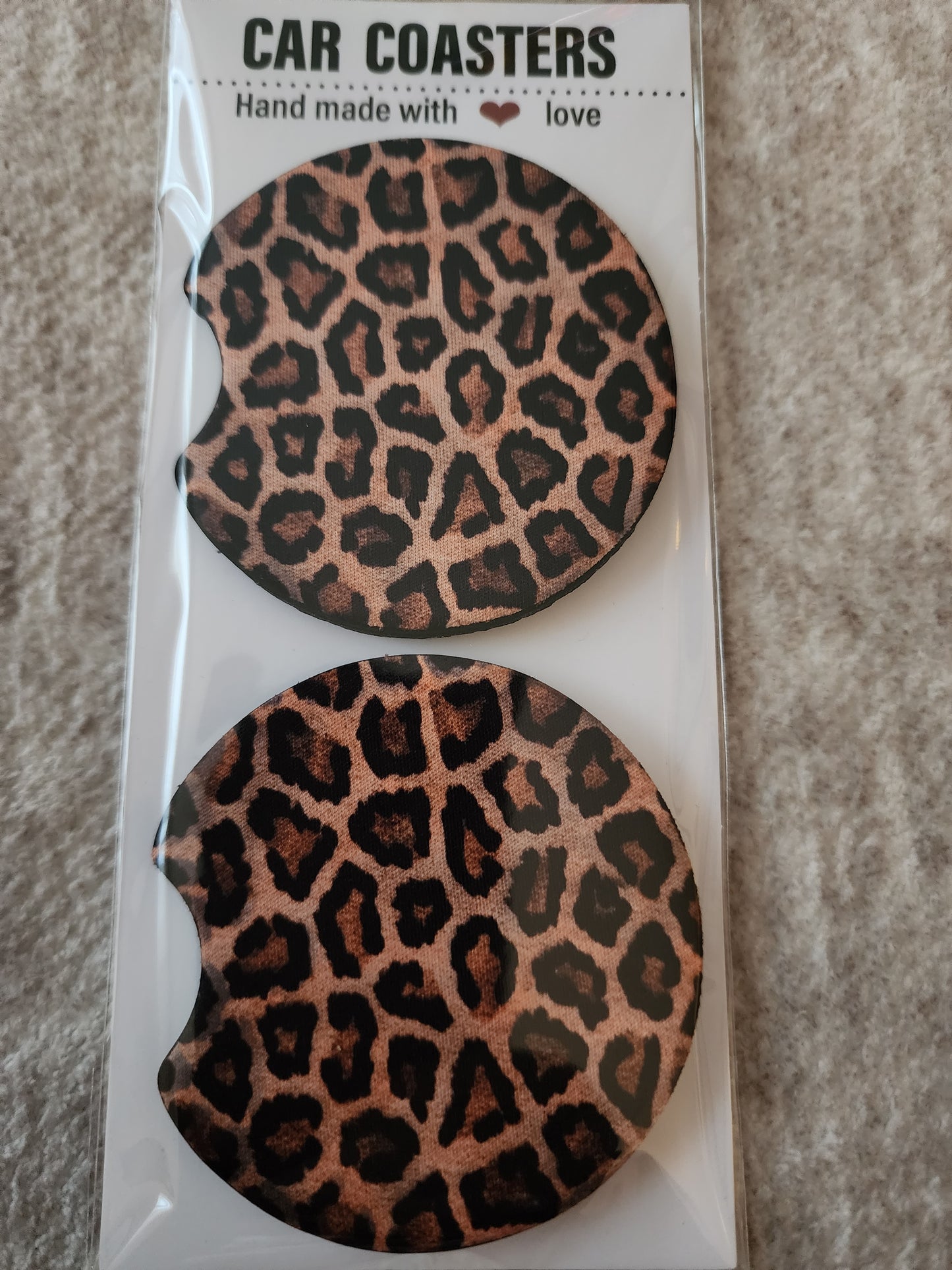 Car Coasters (Animal Print)