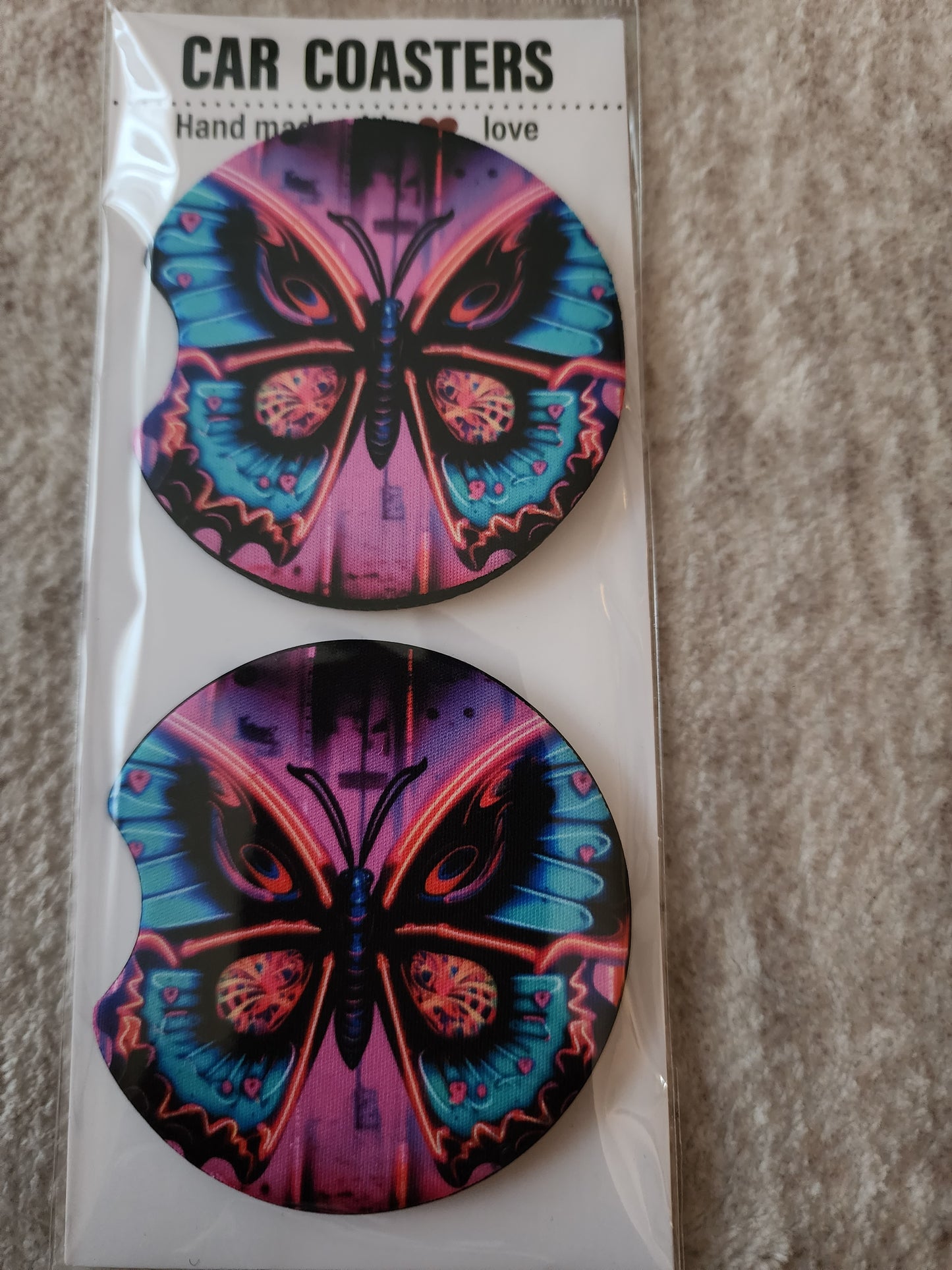 Car Coasters (Butterflies)