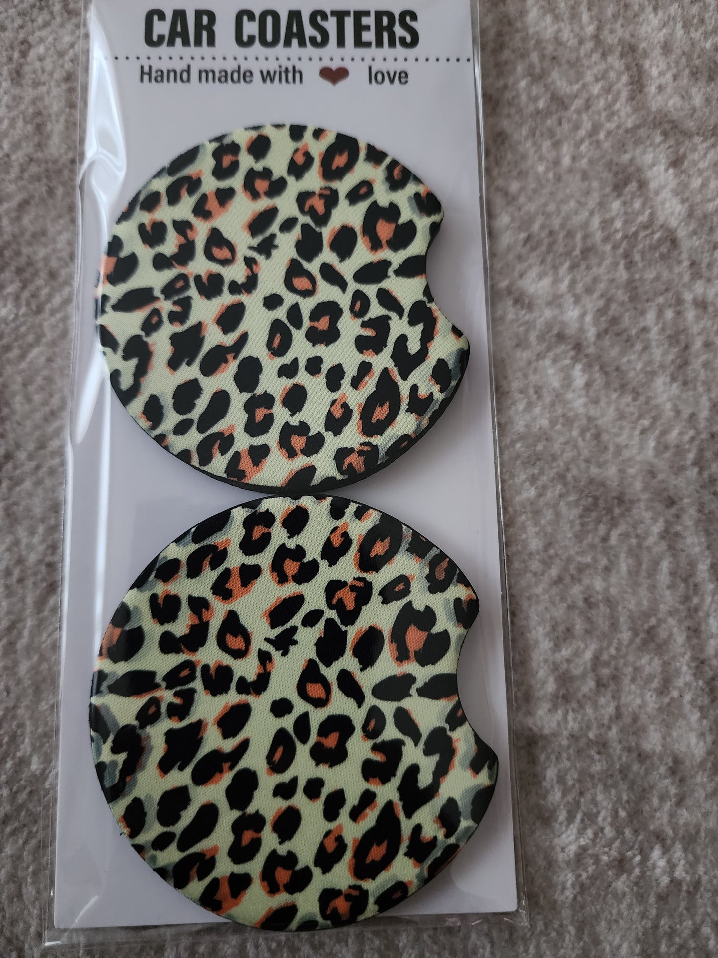 Car Coasters (Animal Print)