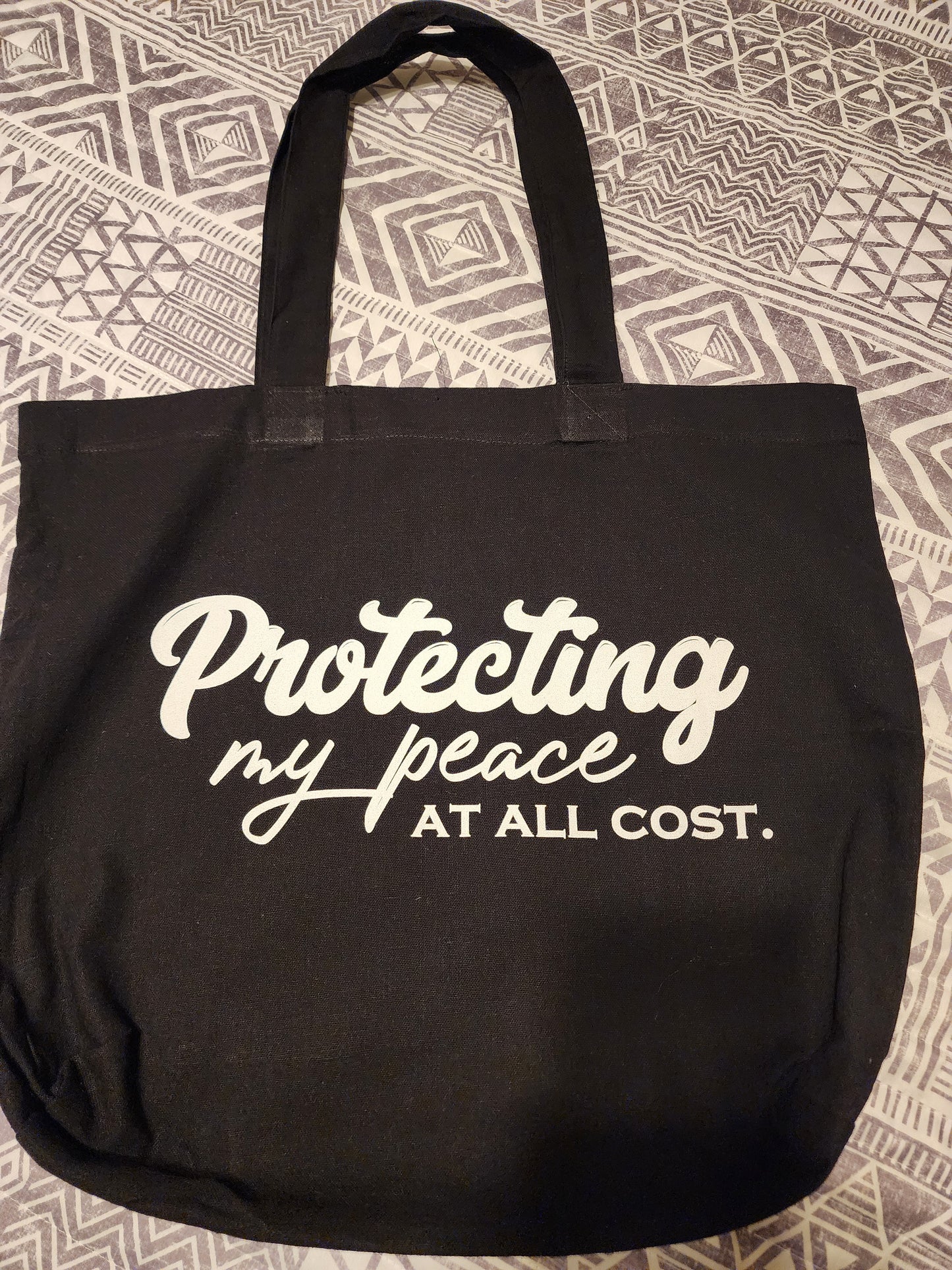 Tote Bags - Protecting My Peace at All Cost